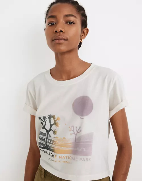 Madewell x Parks Project Joshua Tree National Park Crewneck Crop Tee | Madewell