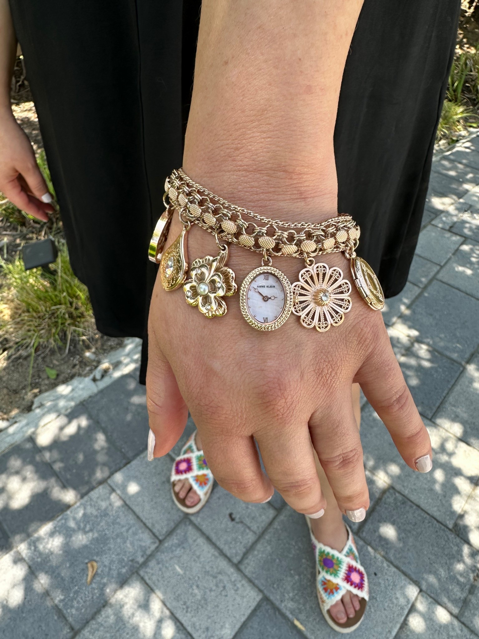 Love how beautiful this charm bracelet is! 

#LTKShoeCrush #LTKFindsUnder50 #LTKOver40