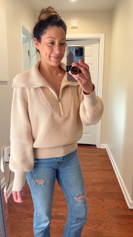 100% cotton half zip sweater! It’s currently 10% off so only $29 and it gives in 10 colors! #cottonsweater #cottonclothing #halfzipsweater #oversizedsweater #amazonsale #pulloversweater #halfwayzipsweater 

#LTKsalealert #LTKunder50 #LTKstyletip