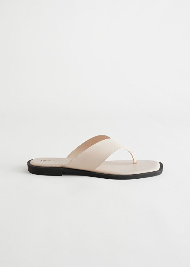 Leather Thong Strap Sandals | & Other Stories (EU + UK)