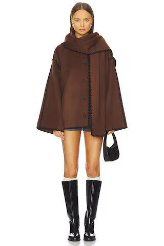 Tularosa Bailey Jacket in Chocolate & Black from Revolve.com | Revolve Clothing (Global)