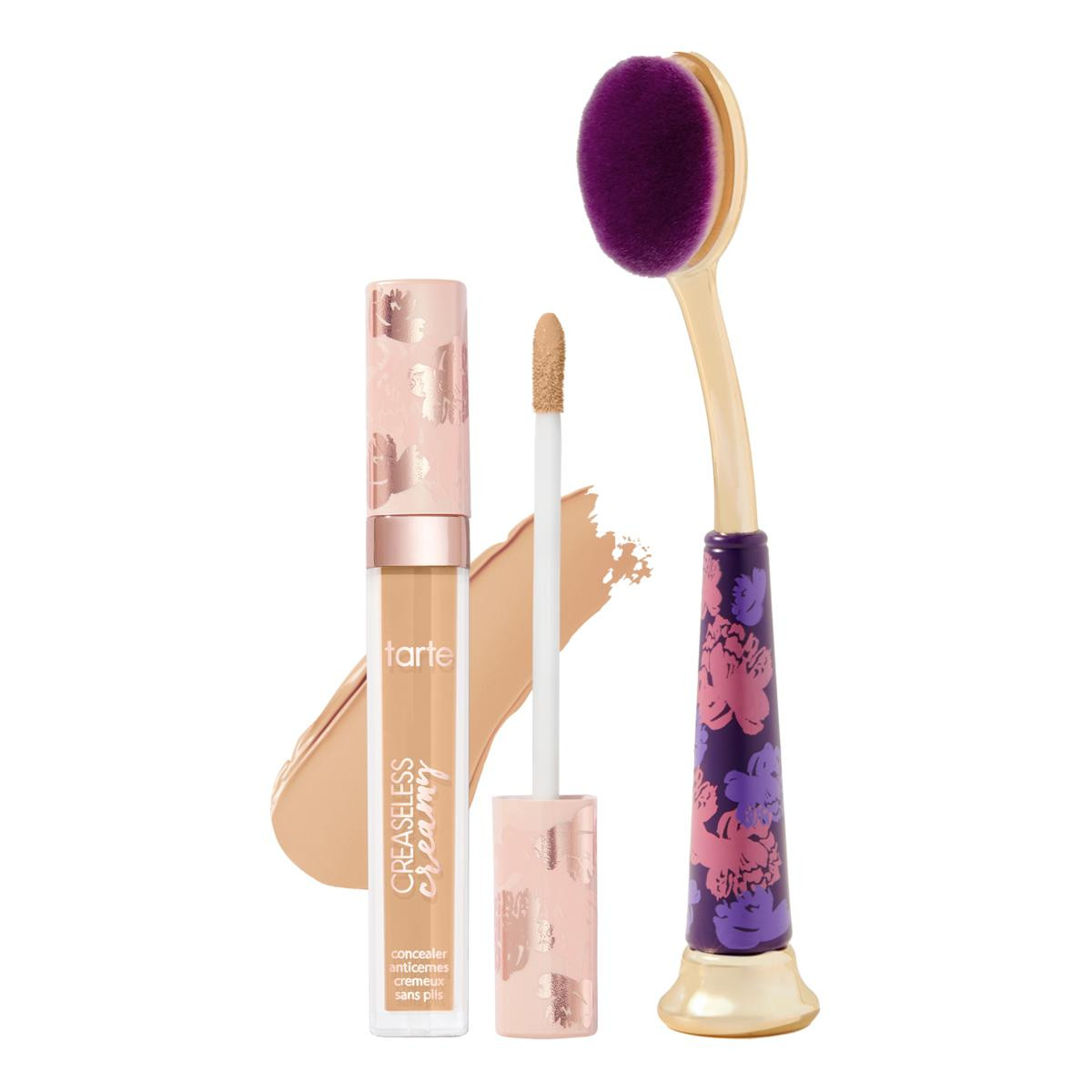 tarte Creaseless Cloudberry Concealer and Brush Set | HSN