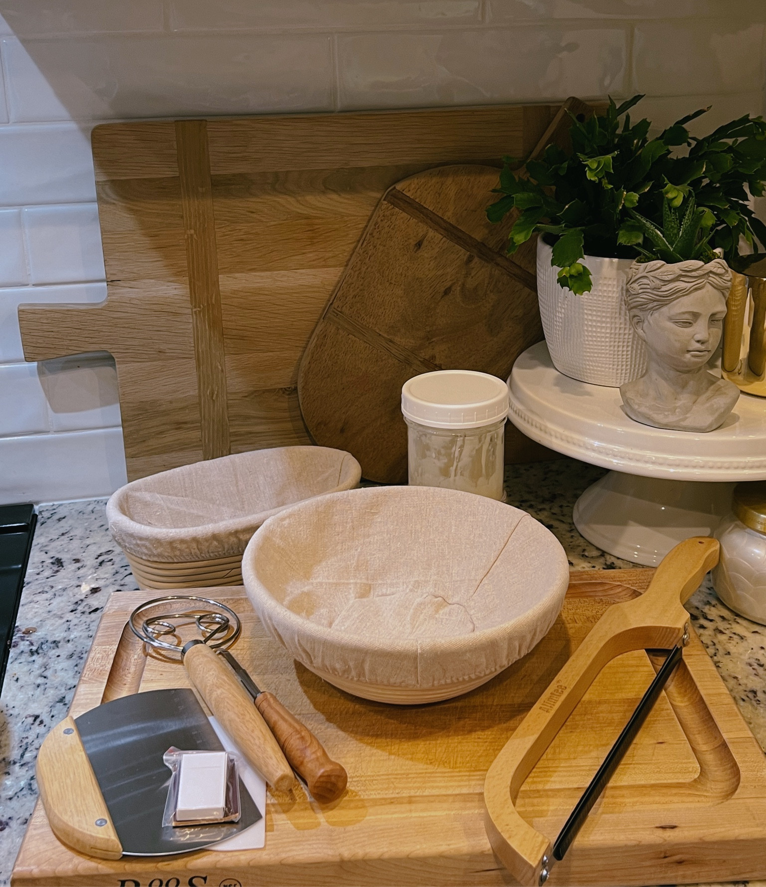 Sourdough Starter! Please read my blog post in full detail of how we created our sourdough starter! sarahelizabethray.com I’m posting a full sourdough bread recipe after this blog post so it won’t be too confusing! Linking everything we used here! 

Sourdough, sourdough bread, sourdough starter, homemade bread 🍞 

#LTKfindsunder50 #LTKhome #LTKfitness