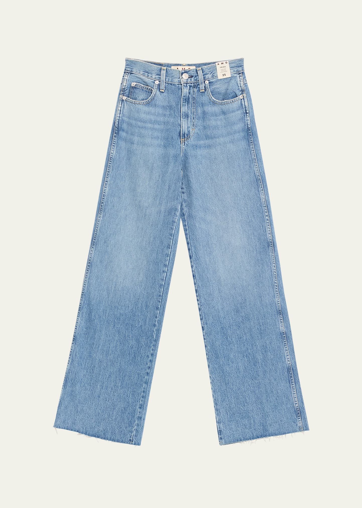 AMO Denim Frida Wide-Leg Jeans | Bergdorf Goodman