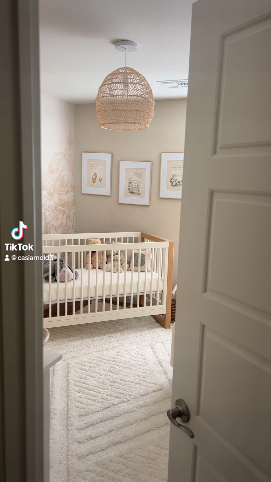 Nursery tour #babynursery #nurseryinspo #genderneutralnursery #winniethepoohnursery