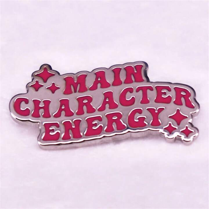 Protagonist Energy Fun English Social Media Slang Badge Cute Accessory Brooch | SHEIN USA | SHEIN