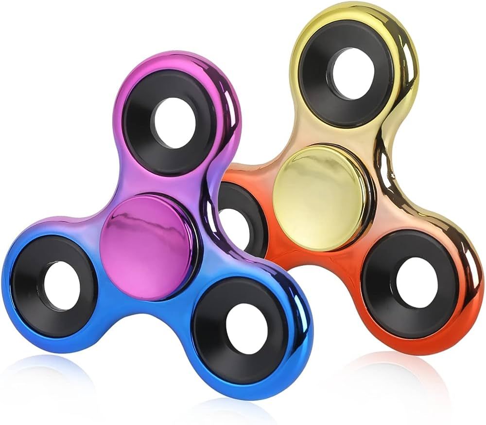 Jawhock Fidget Spinner 2 Pack, Stress Reduction and Anxiety Relief Hand Spinner Ultra Durable Sta... | Amazon (US)