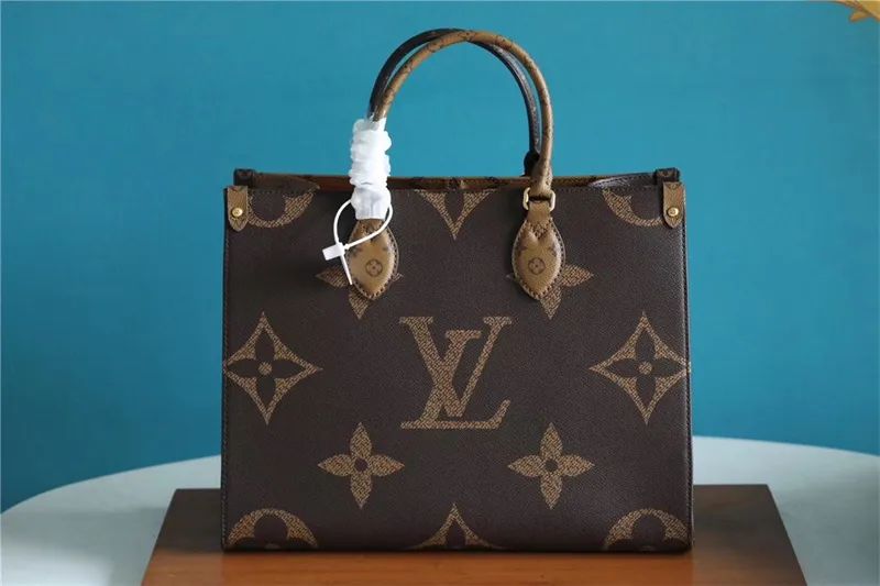 LV Dupe Totes ONTHEGO Femme Leather Designers Shoulder Bags Woman Handbag Handle Lady Shopping Ba... | DHGate