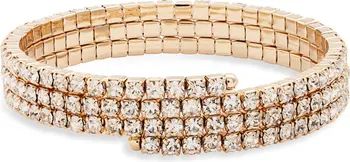 Rhinestone Coil Wrap Bracelet | Nordstrom