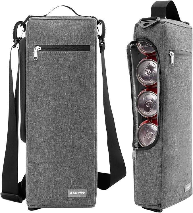 Beer Sleeve for Golf Bag - Golf Accessories for Men Cooler Sleeve Leakproof Beer Sling for Cans I... | Amazon (US)