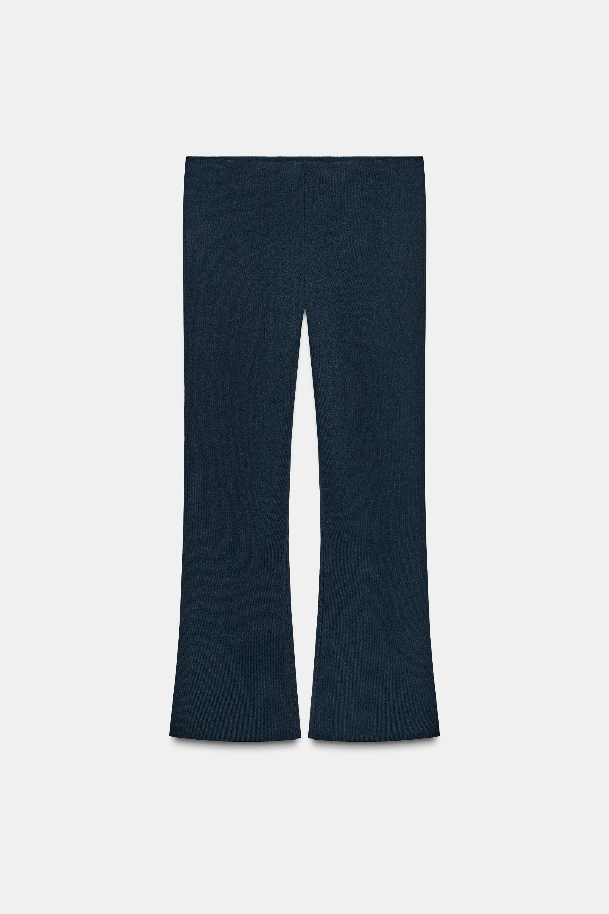 STRAIGHT LEG KNIT PANTS | Zara US