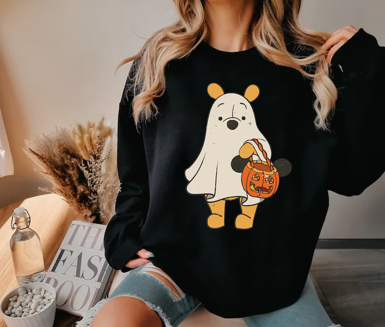 Halloween Shirt, Ghost Shirt, Halloween Bear Shirt, Spooky Season Shirt, Cute Halloween Shirt - E... | Etsy (US)