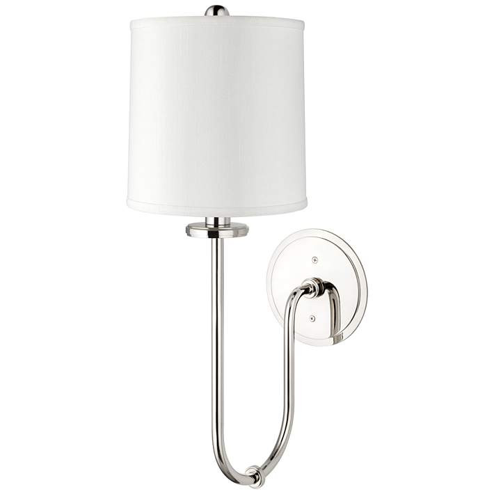 Jericho 1 Light Wall Sconce Plshd Nickel | Lamps Plus
