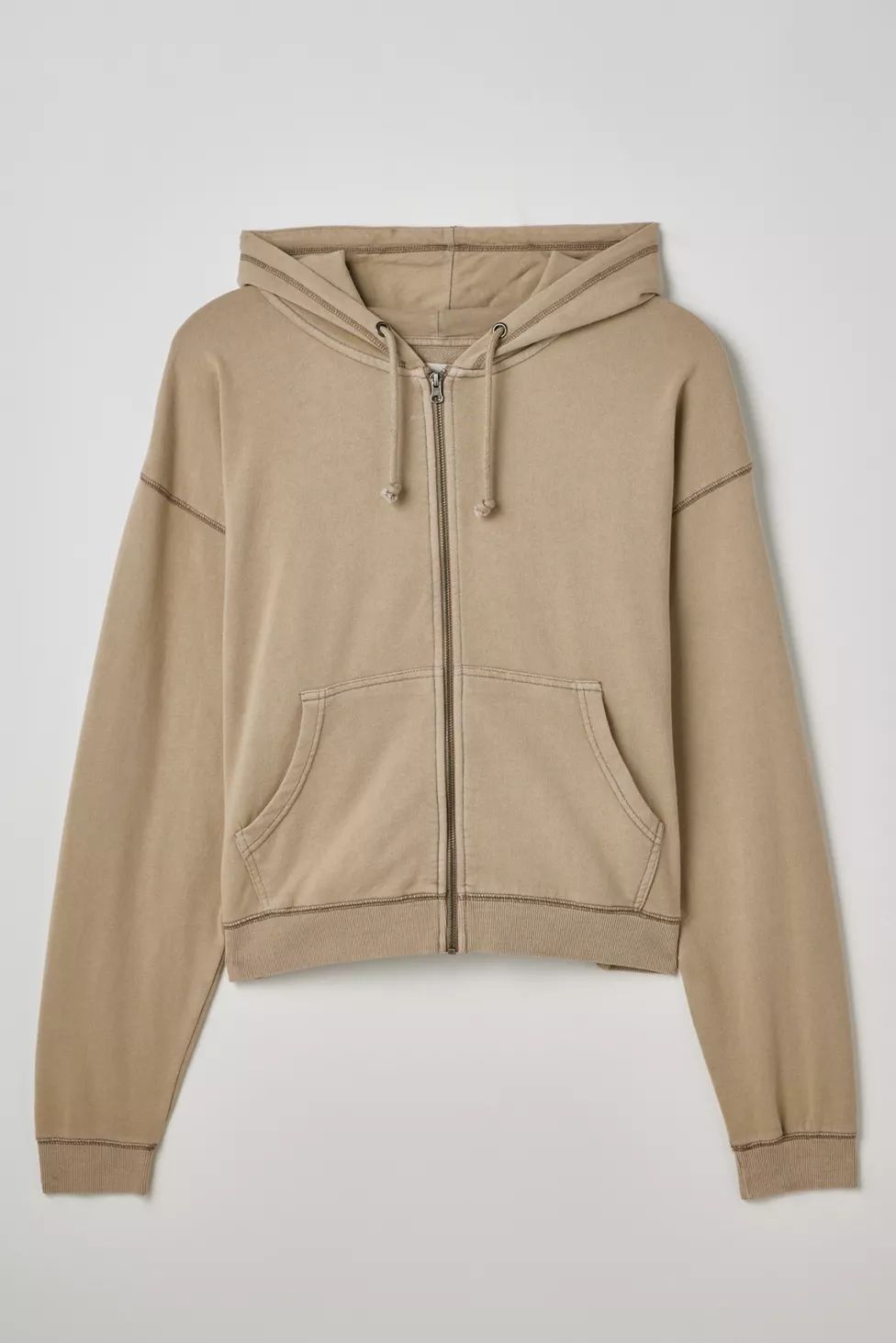 BDG Bonfire Full Zip Lightweight Hoodie Sweatshirt | Urban Outfitters (US and RoW)