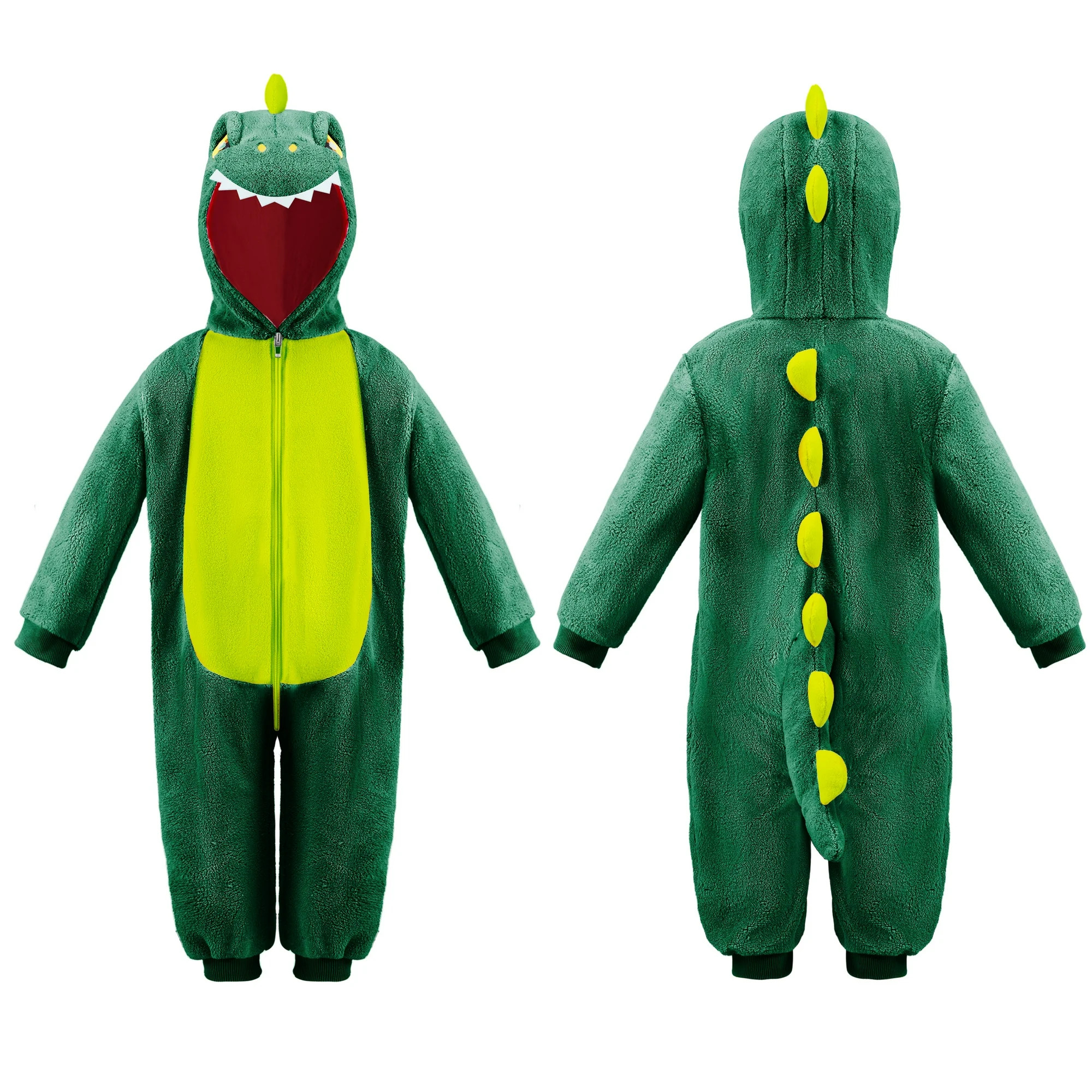 Syncfun Baby Animal Costume, Toddler Dinosaur Pajama, Plush jumpsuit Pajama Infant Romper for Hal... | Walmart (US)