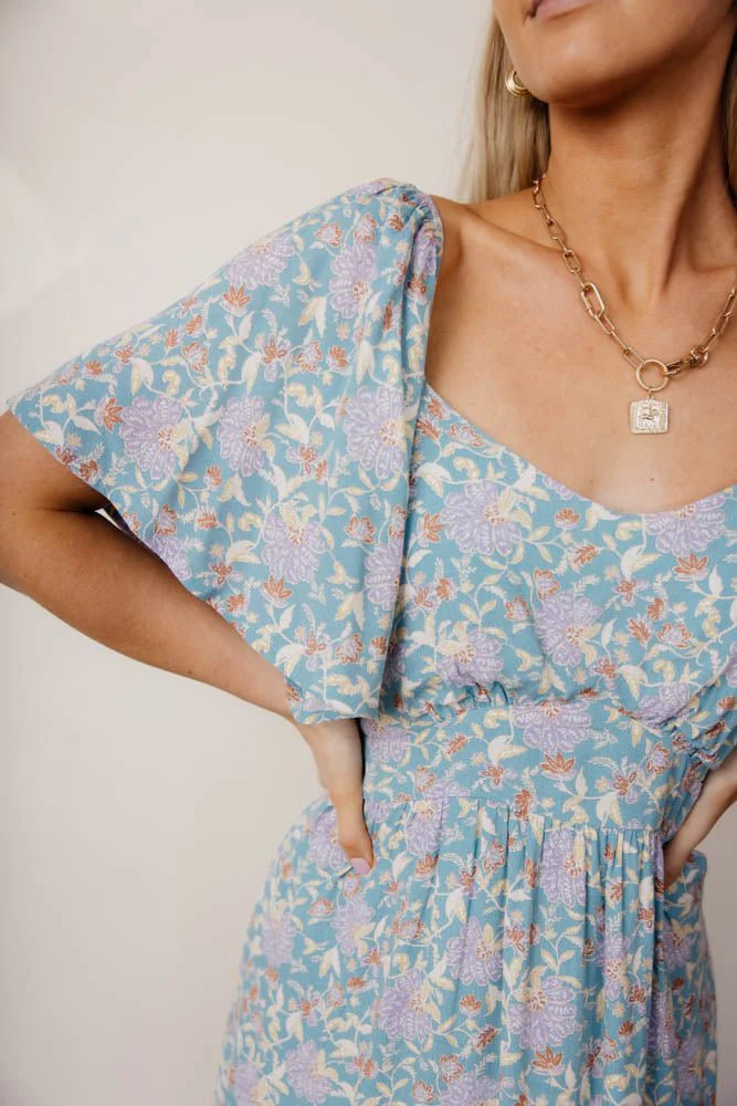 Juliette Floral Midi Dress - böhme | Böhme US