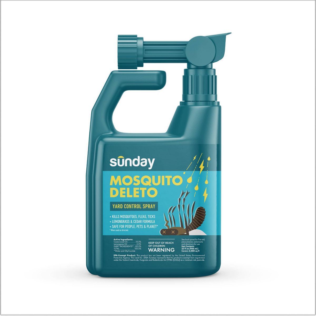 Sunday 32oz Mosquito Bug Control Spray and Repellent | Target