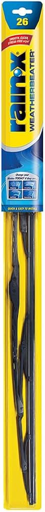 Rain-X RX30226 WeatherBeater All-Season OEM Quality Conventional Windshield Wiper Blade - 26" (Pa... | Amazon (US)