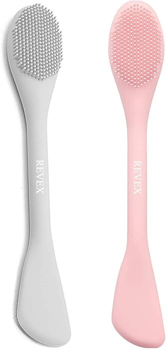 REVEX Silicone Face Mask Applicator,Face Scrubber,2Pcs Mask Applicator Tool for Facial Mud,Facial... | Amazon (US)