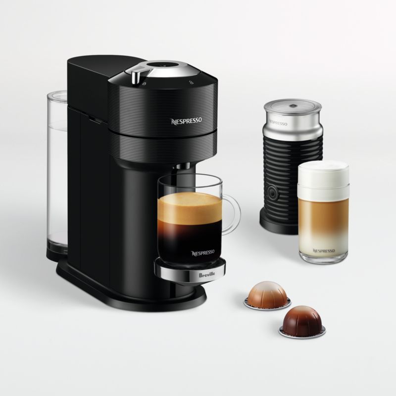 Nespresso by Breville Classic Black Vertuo Next Premium Coffee and Espresso Machine with Aeroccin... | Crate & Barrel