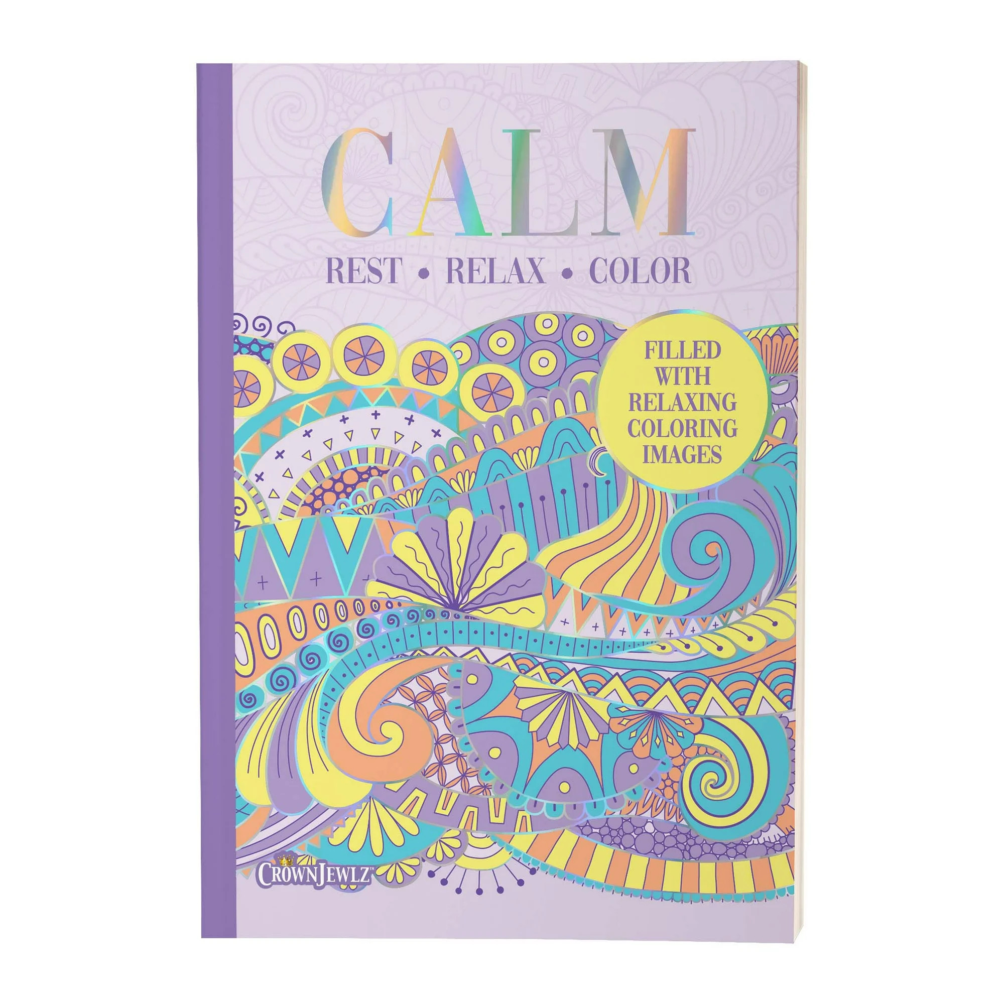 Calm Advanced Coloring Book, by CrownJewlz, (Paperback) | Walmart (US)