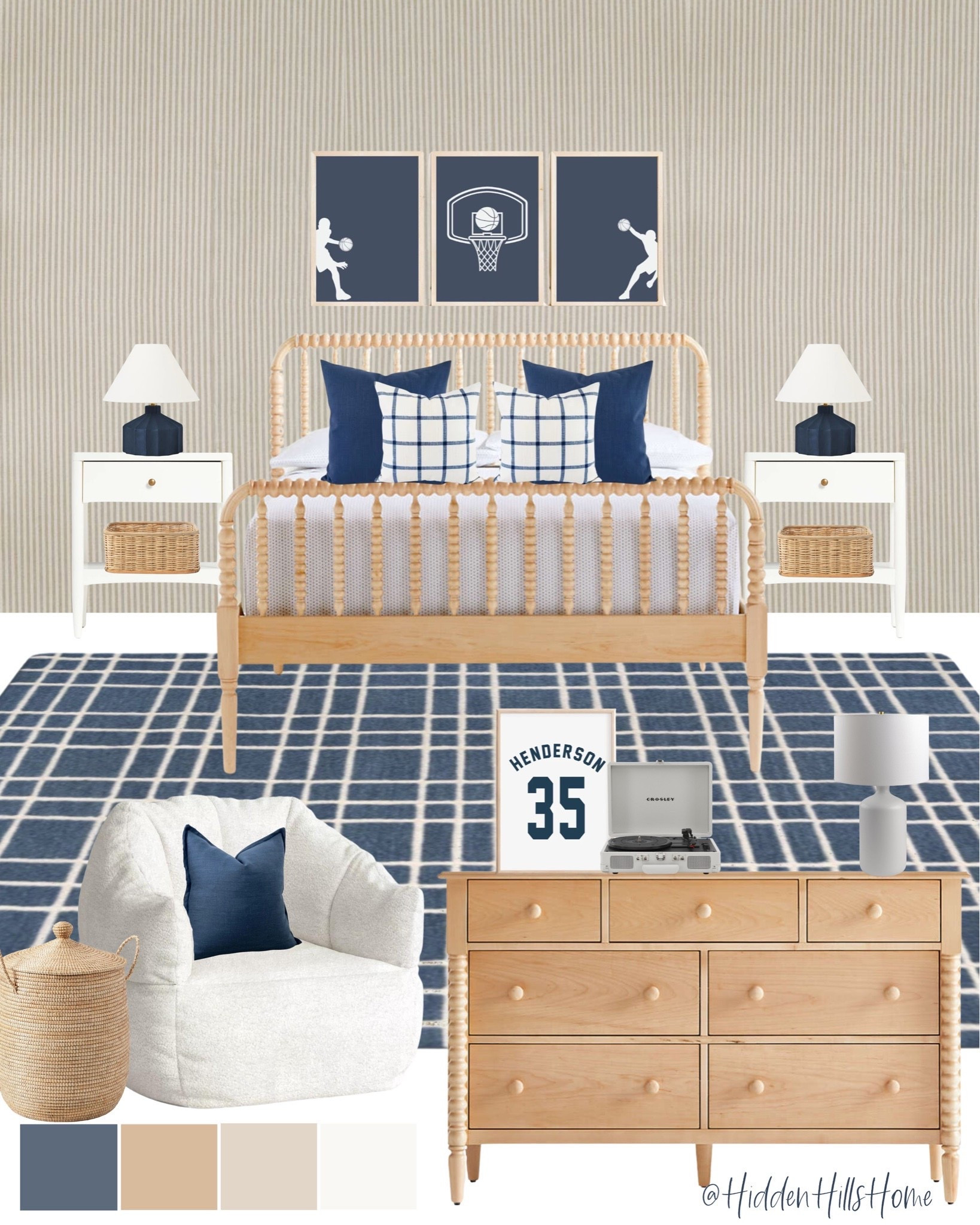 Boys bedroom mood board, navy boys bedroom design ideas, modern transitional boys bedroom mood board, kids sports bedroom decor #navy #boys

#LTKHome #LTKSaleAlert #LTKKids