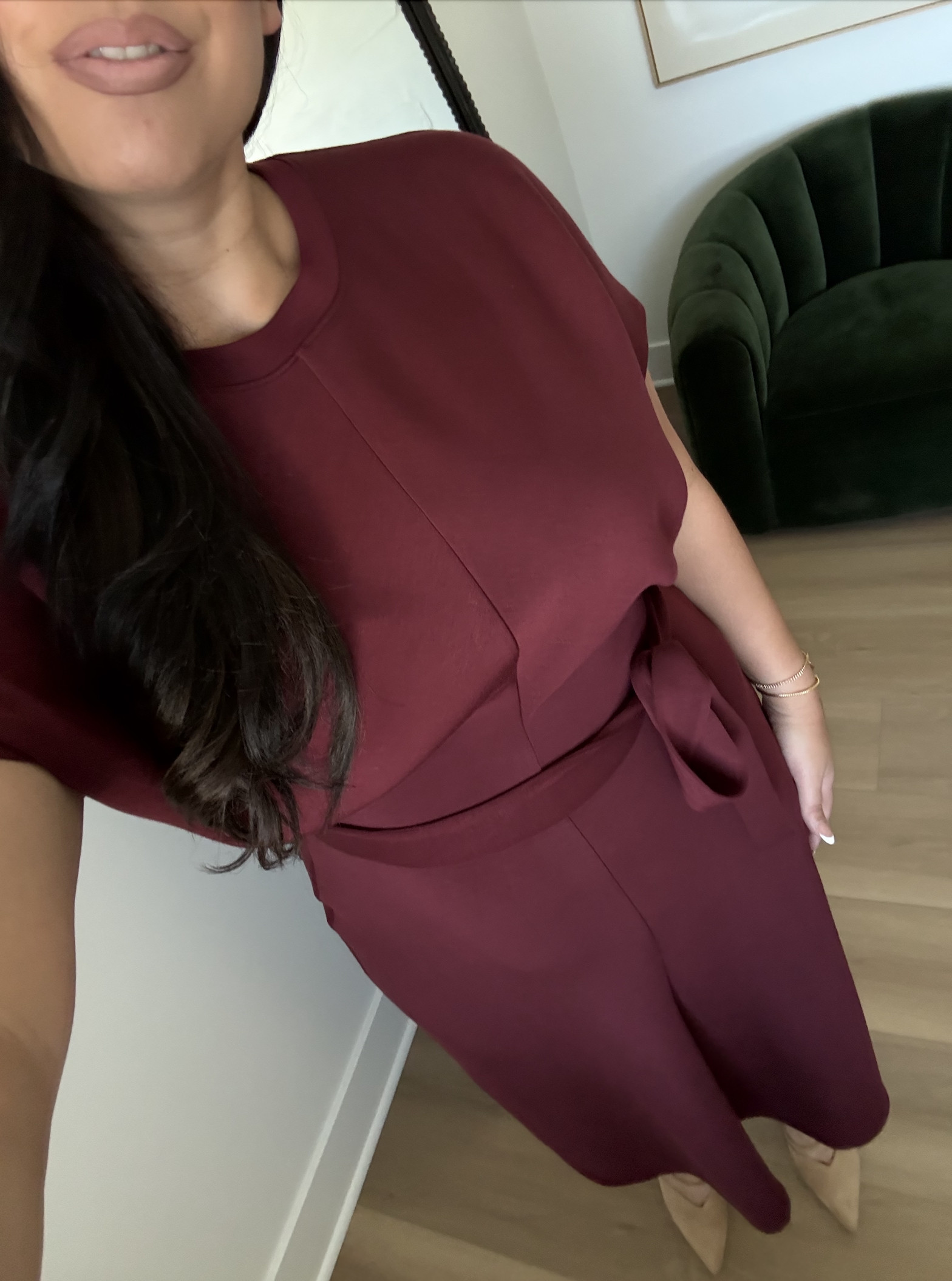 This DRESS! If you're looking for a gorgeous work dress, you will love this.

spanx, workwear, work dress, mid size ootd, mid size dresses for fall, fall family photo dresses, fall dresses 

 #LTKootd #LTKMidsize