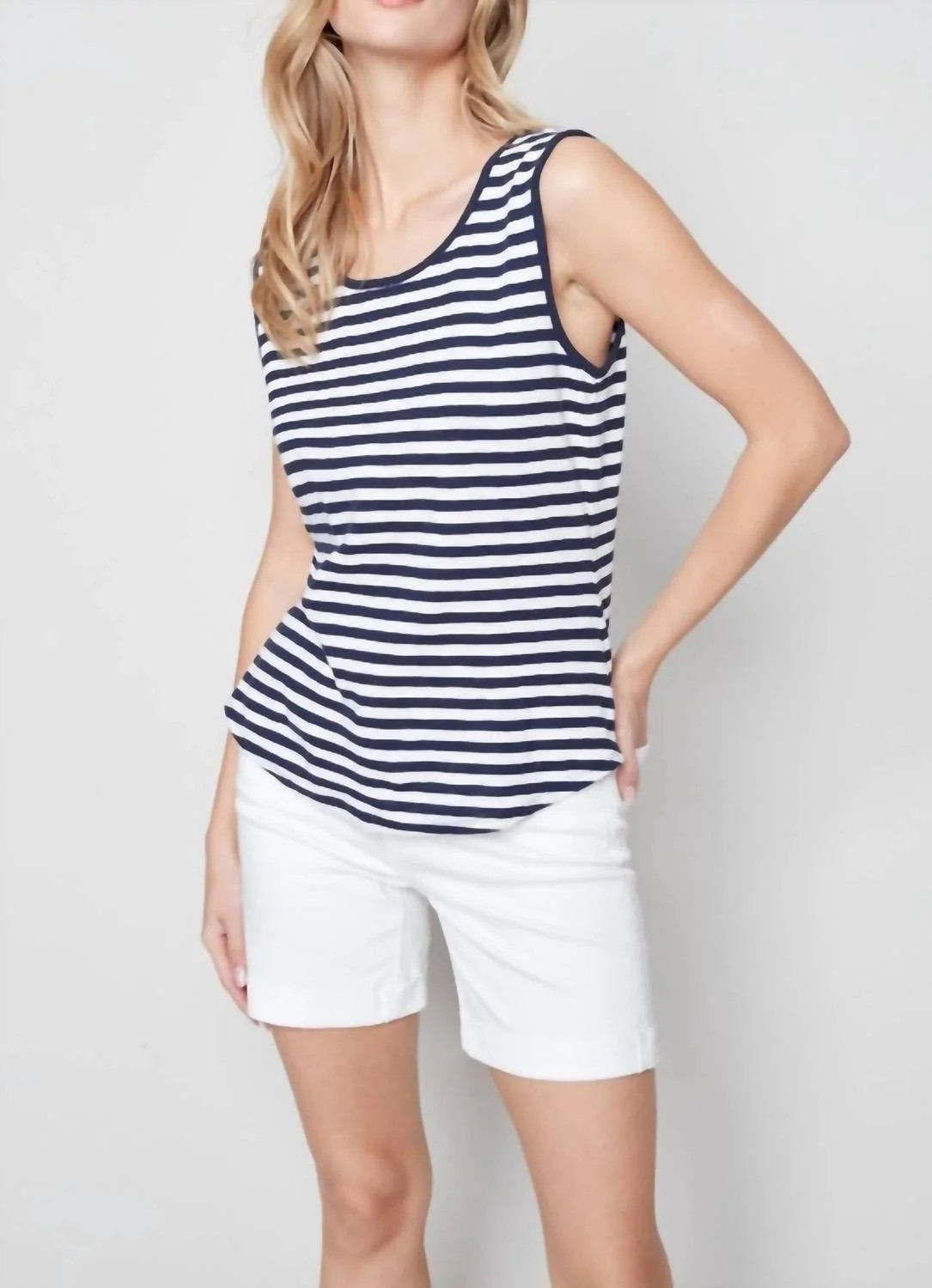 Striped Tank Top In Nautical | Shop Simon