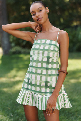 SIGAL x Anthropologie Plaid Mini Dress | Anthropologie (US)