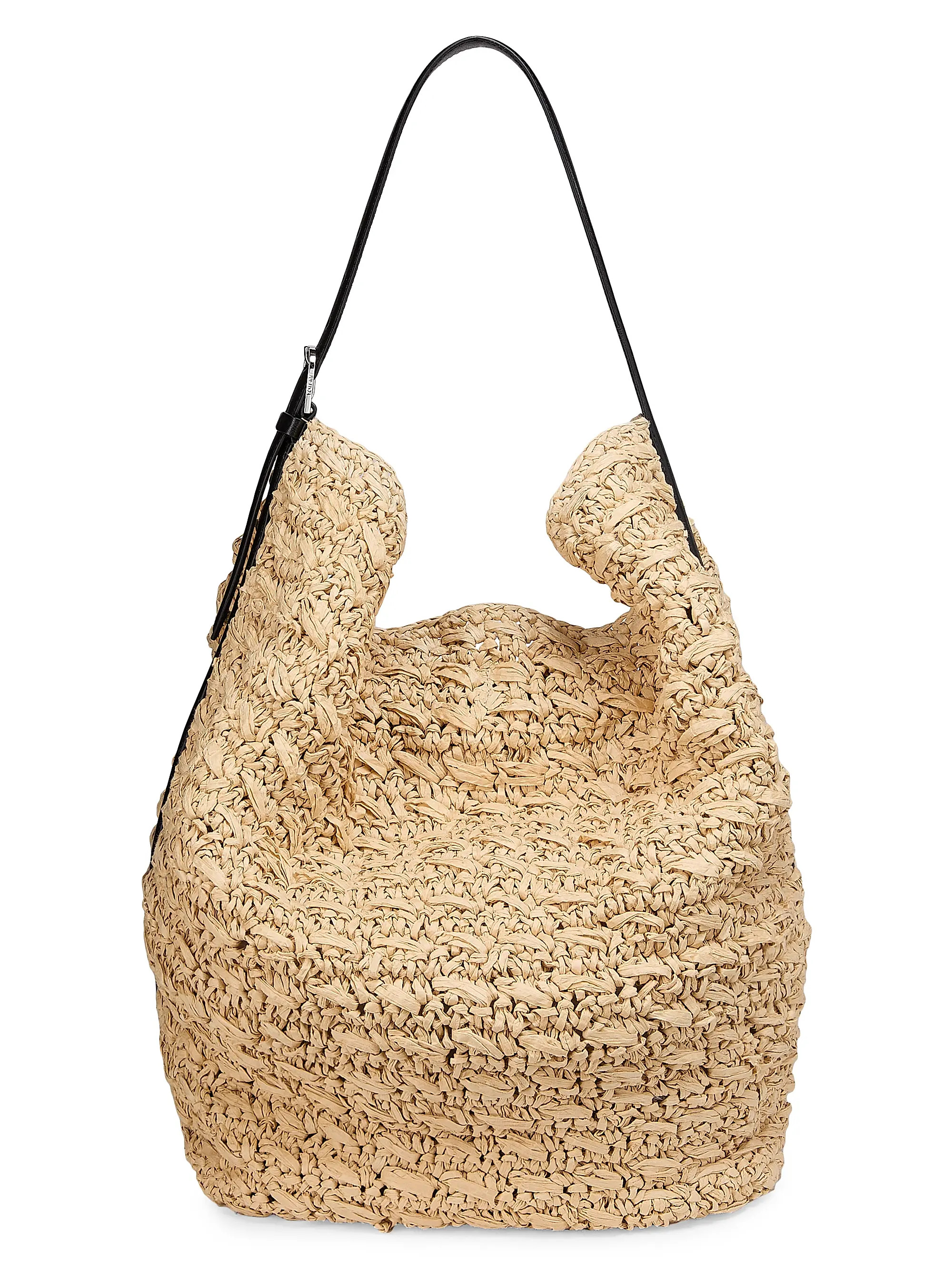 Toteme Raffia Tote Bag | Saks Fifth Avenue | Saks Fifth Avenue