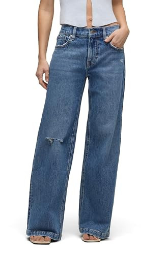 HUDSON Women's Rylee Low Rise Loose Pant, Radical, 25 | Amazon (US)