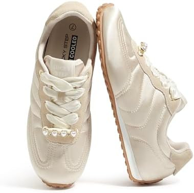 LUCKY STEP Women's Chunky Fashion Sneakers | Amazon (US)
