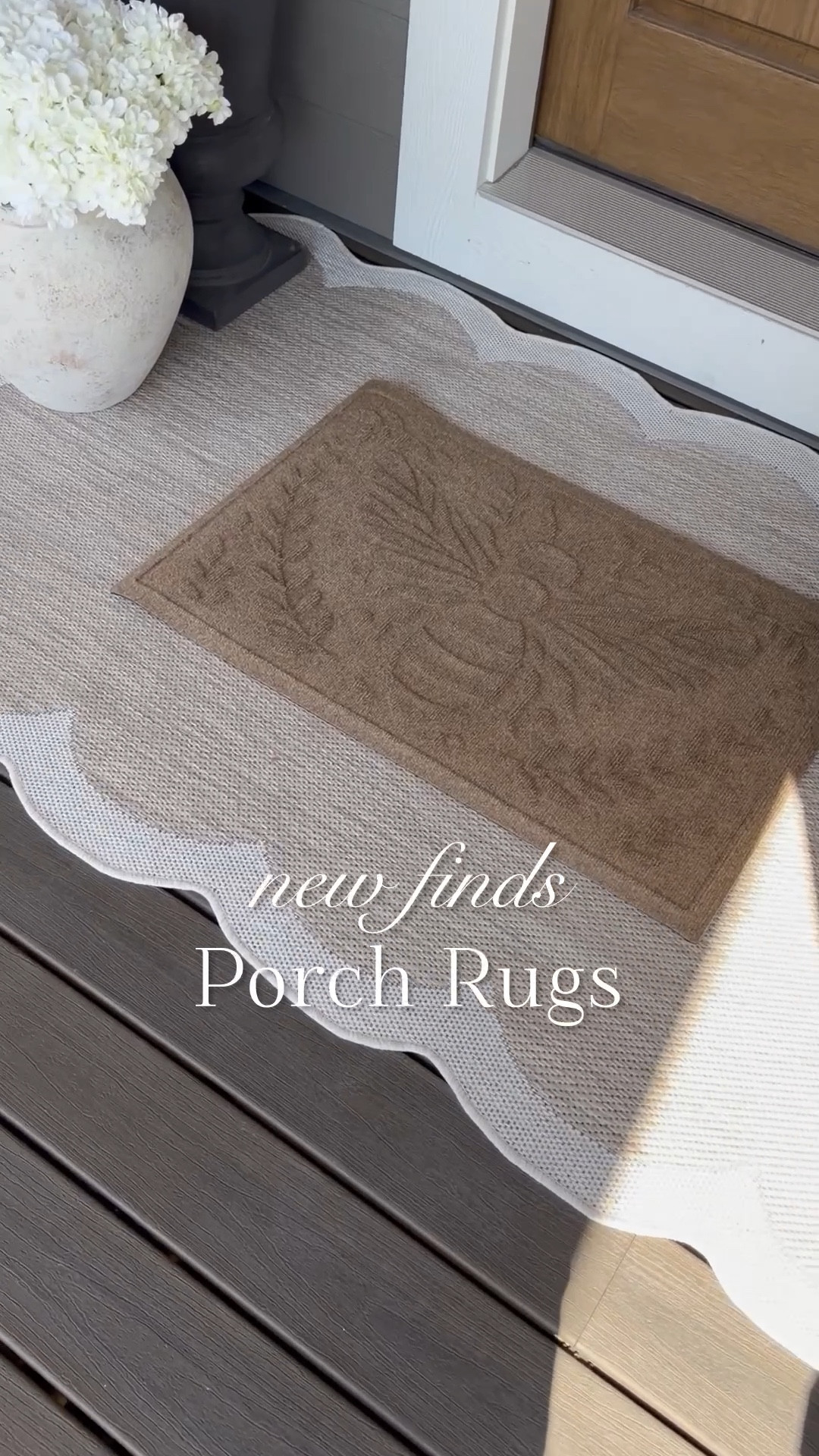 I found a door mat that coordinates so nicely with my new scalloped edge porch rug. And it’s on sale! So pretty for spring and summer!

#LTKHome #LTKSeasonal #LTKSaleAlert