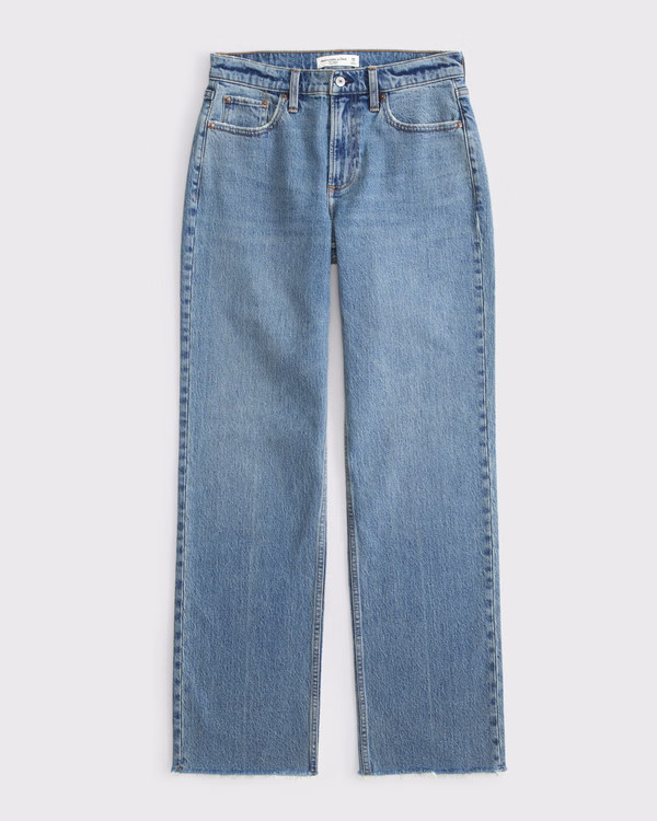 Women's Curve Love Low Rise Baggy Jean | Women's Up To 30% Off Select Styles | Abercrombie.com | Abercrombie & Fitch (US)