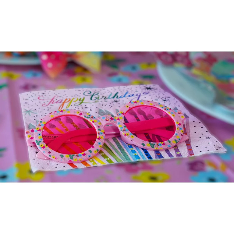 Strictly Fancy Flower Glasses - Walmart.com | Walmart (US)