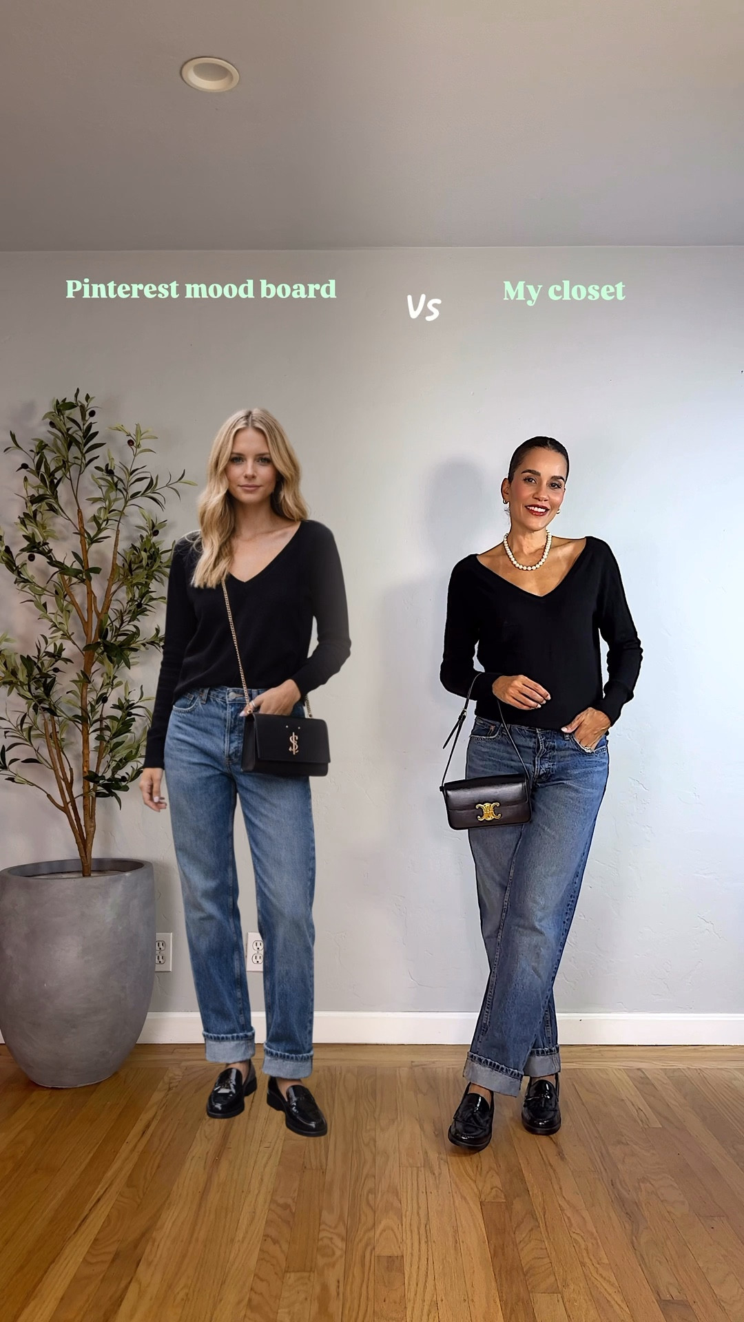 A simple black sweater + straight leg jeans — styled intentionally.Clean neckline, structured bag, polished loafer. That’s the difference.
All pieces linked here 🤍

pinterest outfit recreation | elevated basics outfit | black sweater outfit | straight leg jeans outfit | chic everyday style | women over 40 style | effortless outfit formula | classic minimalist outfit

#LTKootd #LTKgrwm #LTKSpringSale