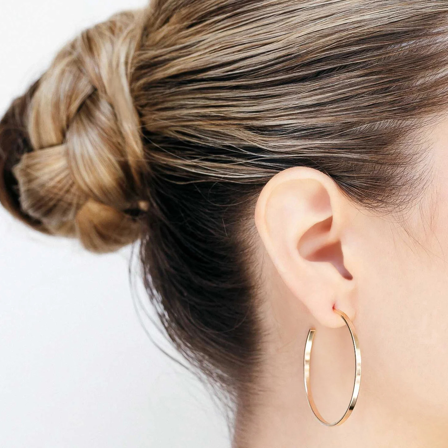 Jennifer Fisher | 1.5" Flat Thread Baby Hoops | | Jennifer Fisher