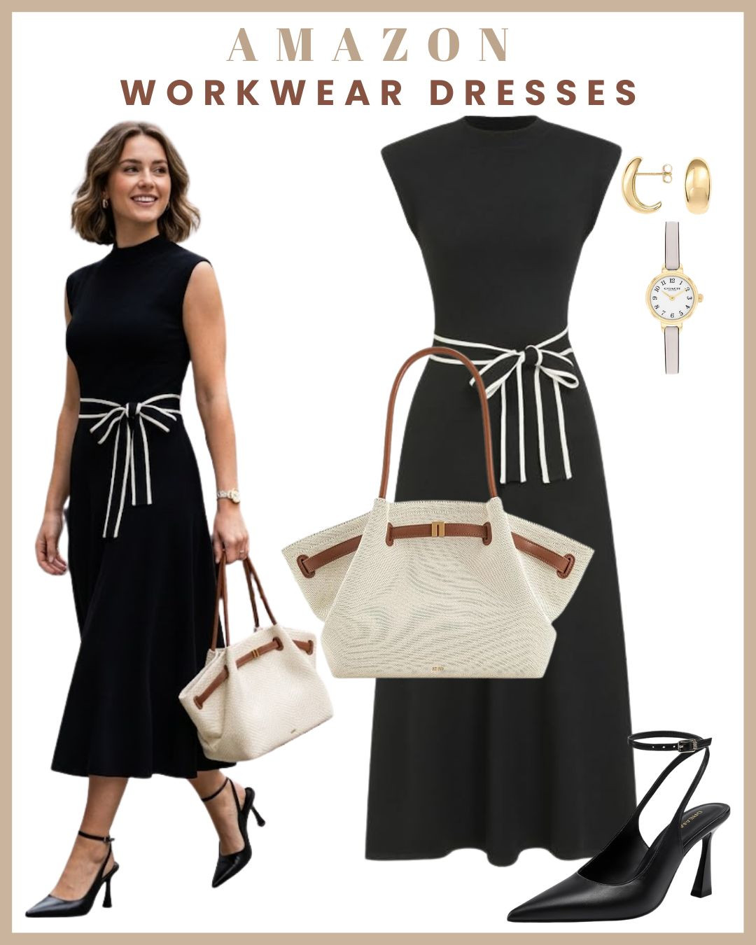 Workwear dresses you'll wear on repeat 👗✨

Building a polished office wardrobe has never been easier. These Amazon workwear dresses are chic, comfortable, and perfect for taking you from the office to after-work plans with ease 🙌

Effortless, sophisticated, and budget-friendly—these are the kind of dresses you'll keep reaching for all week 💼💫 

 #LTKgrwm #LTKWorkwear