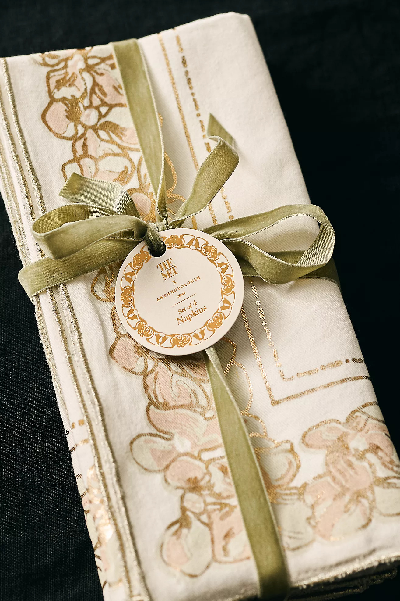 The Met x Anthropologie Cotton Napkins, Set of 4 | Anthropologie (US)