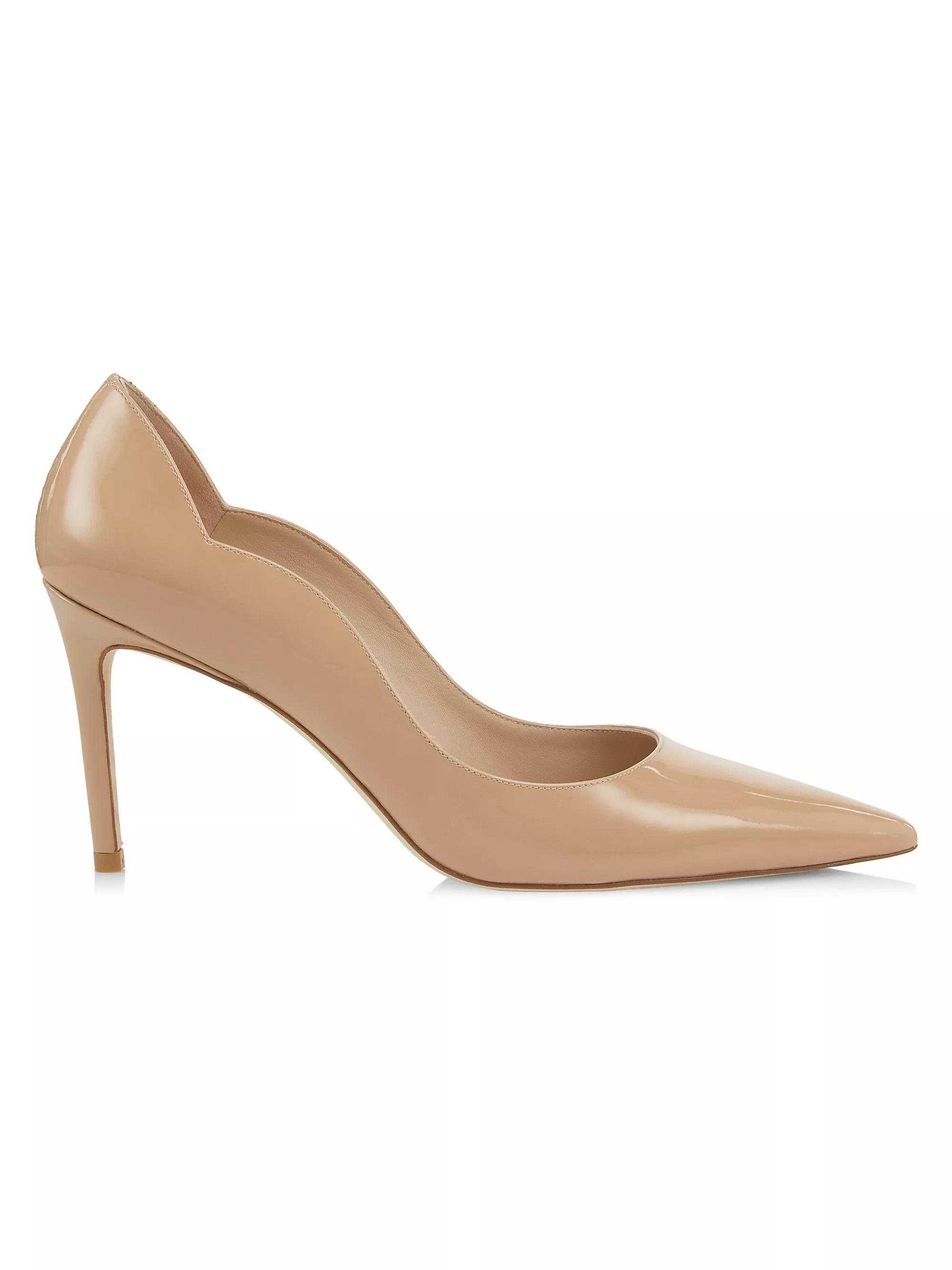 Scalloped Patent Leather Pumps | Saks Fifth Avenue