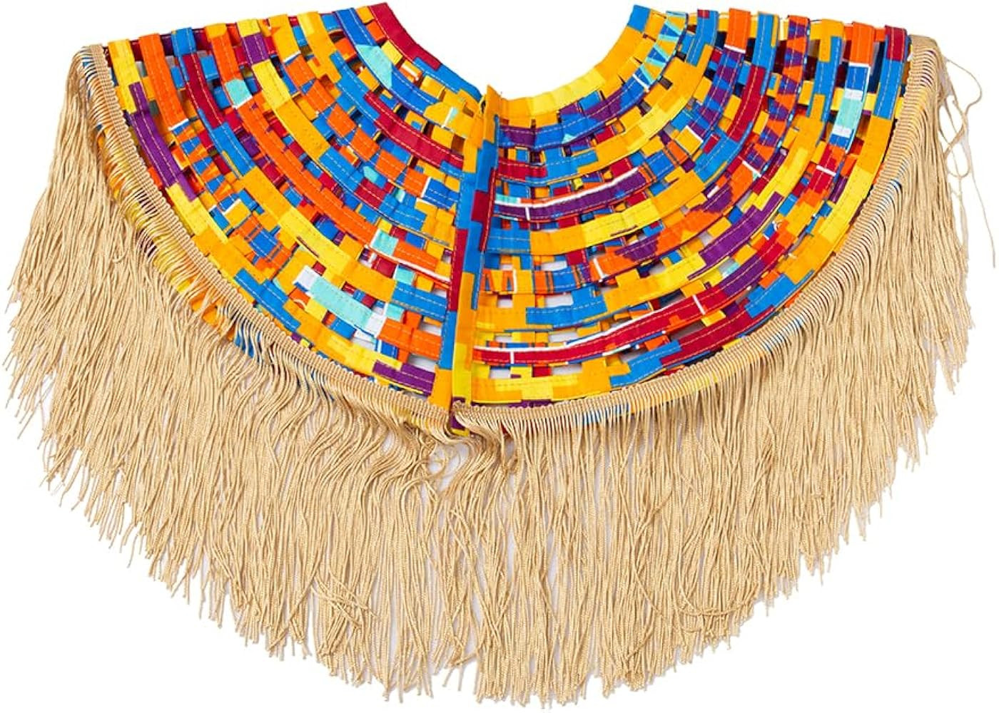 BAZINRICHE Women's Mesh Shawl Handmade Necklace Unique African Jewelry Tassel | Amazon (US)