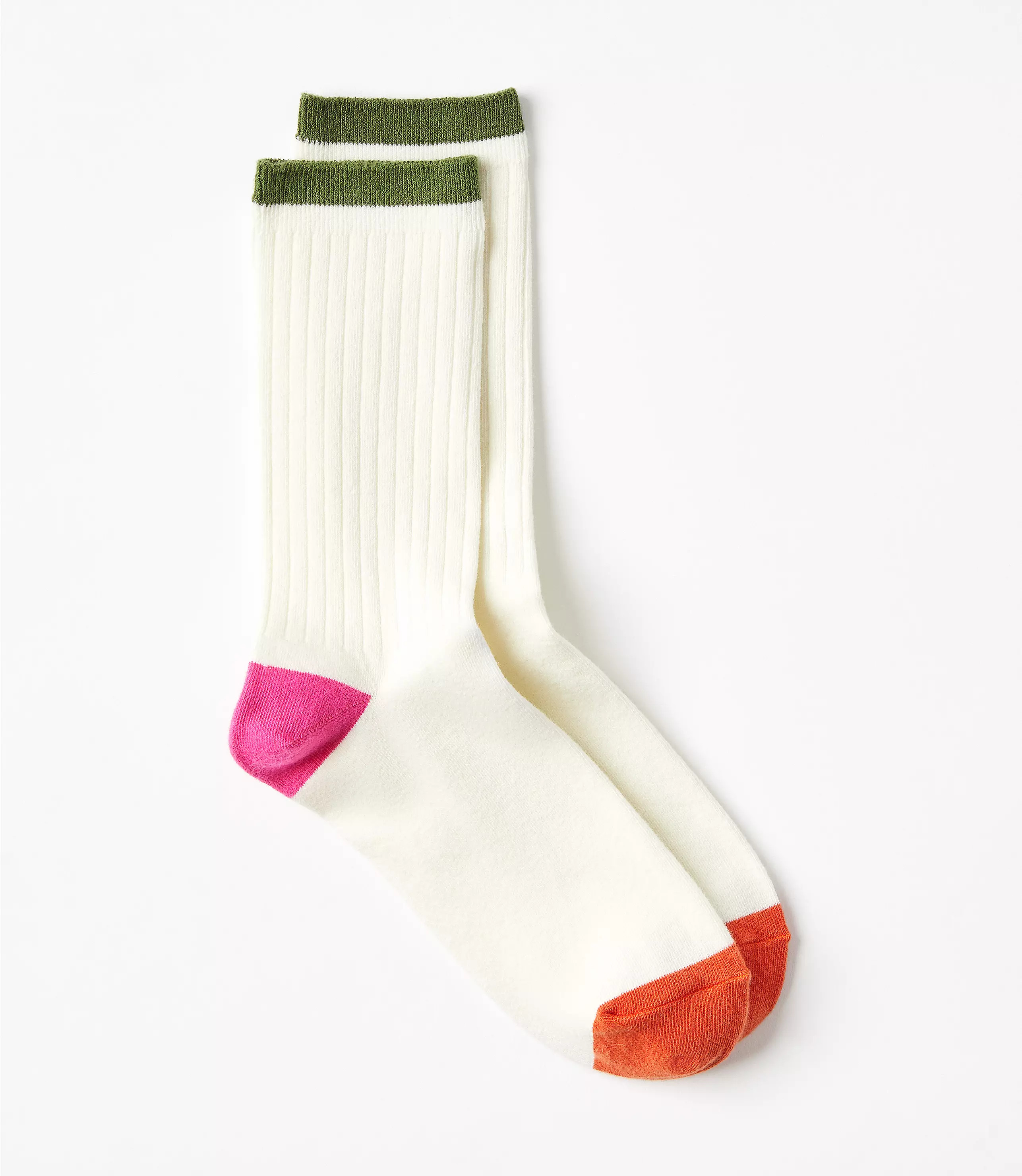 Colorblock Crew Socks | LOFT