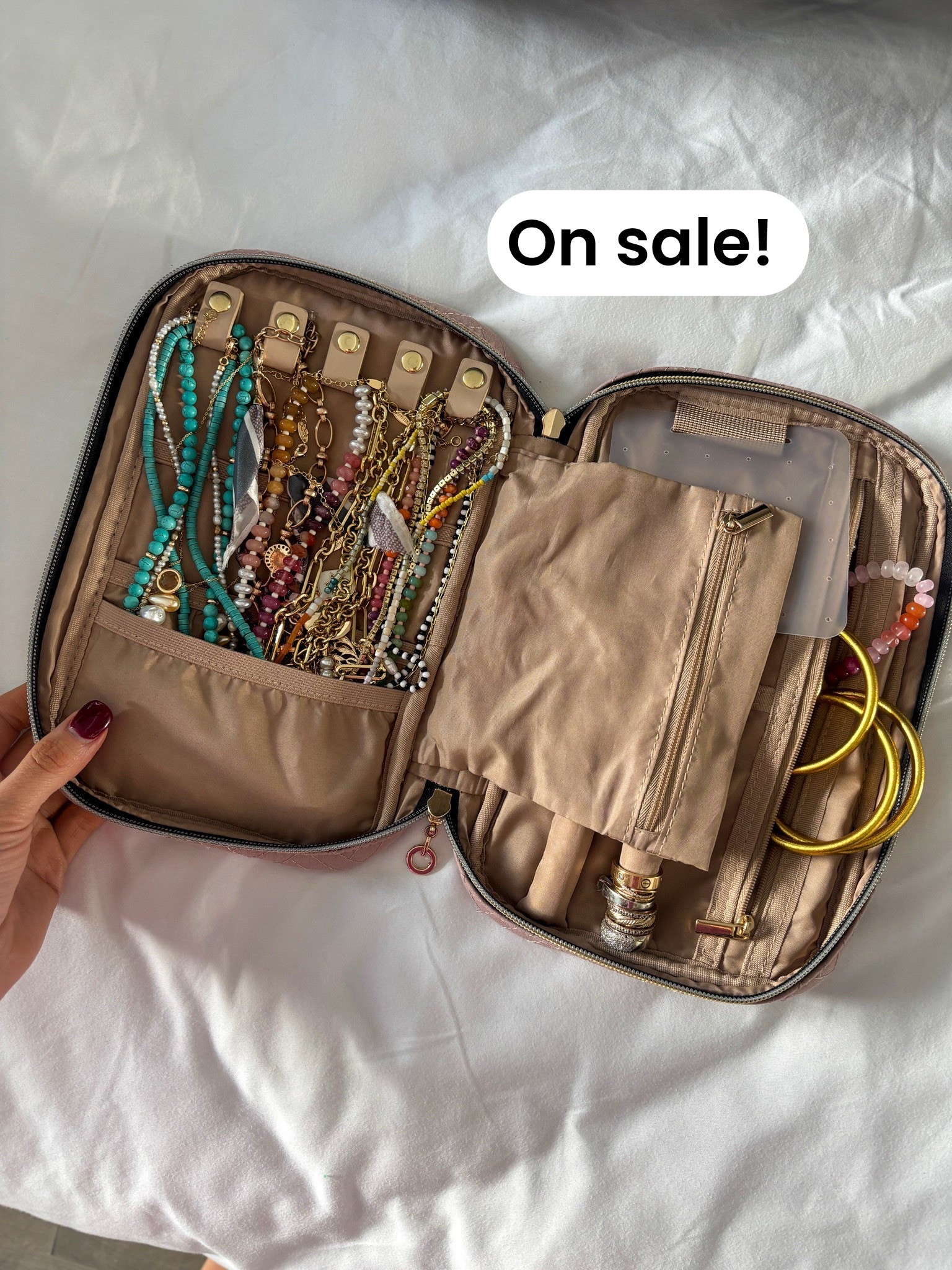 Going anywhere for the 3 day weekend? Grab my favorite travel jewelry organizer on sale! 

#LTKFindsUnder50 #LTKTravel