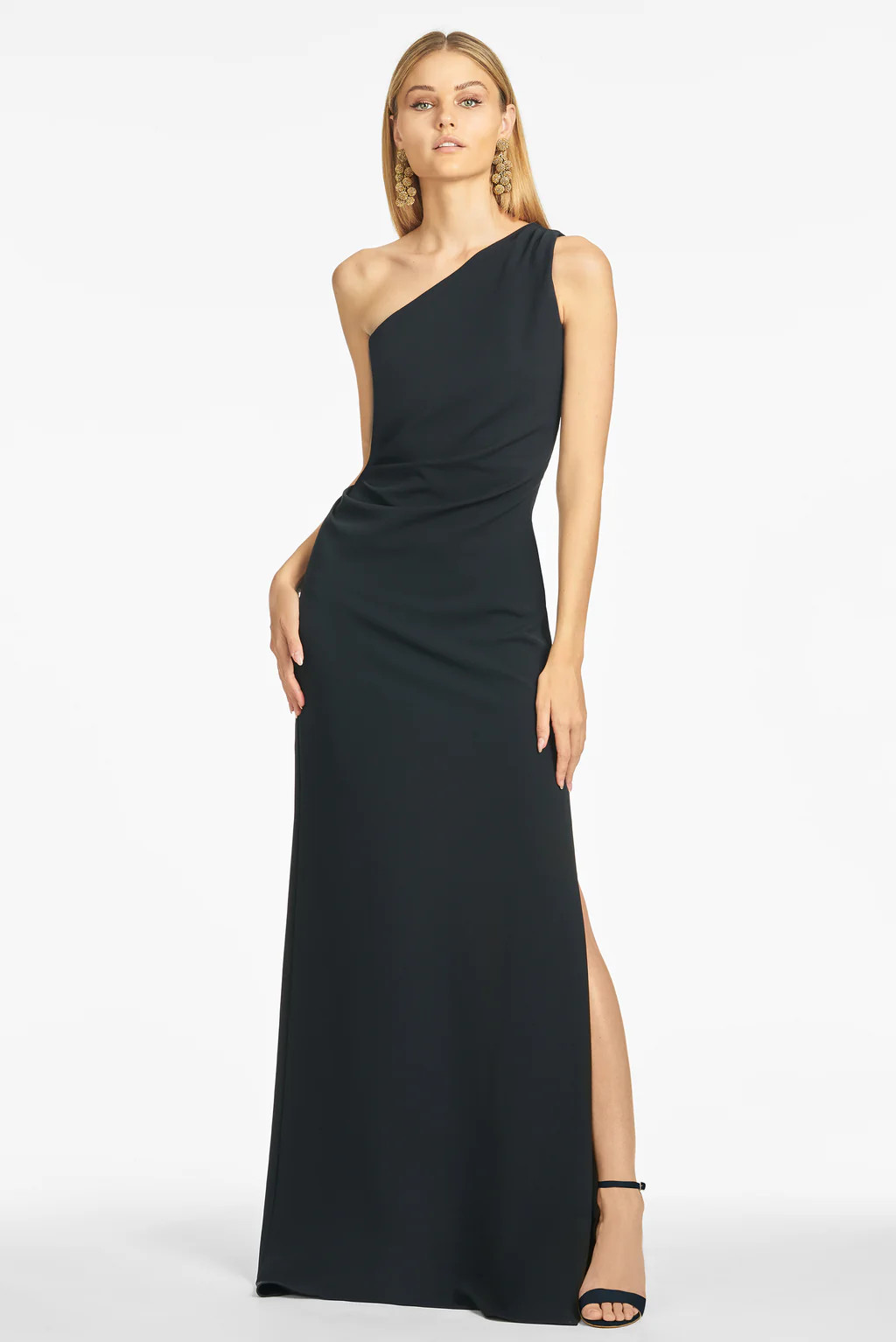 Cece 4-Way Stretch Crepe Gown - Navy | Sachin & Babi