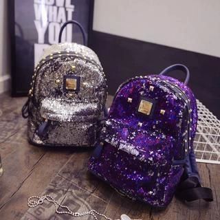 Secret Garden - Glitter Studded Mini Backpack | YesStyle Global