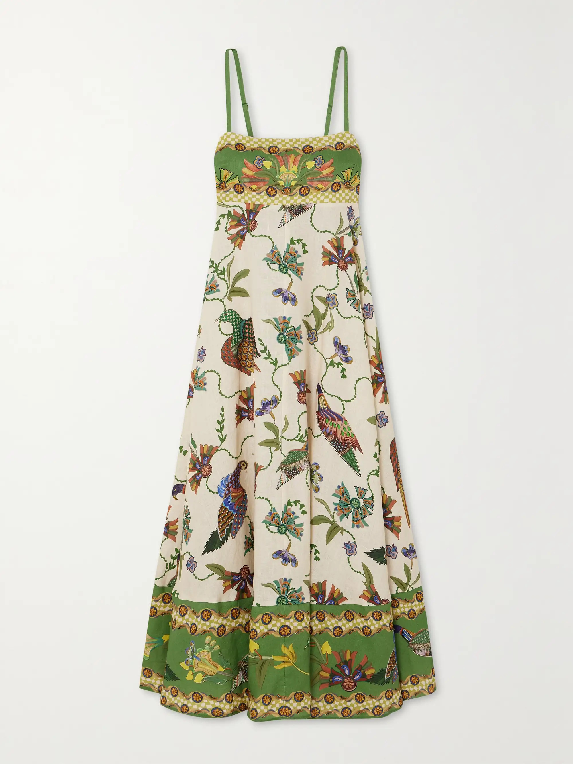 Birdie printed linen maxi dress | NET-A-PORTER (US)