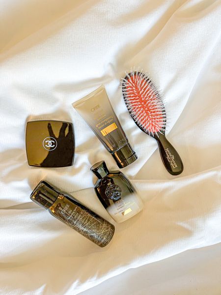 Travel essentials for my hair. Mason Pearson travel brush, oribe travel set with shampoo, conditioner and dry texture spray. Chanel mirror 

#LTKfindsunder100 #LTKbeauty #LTKtravel