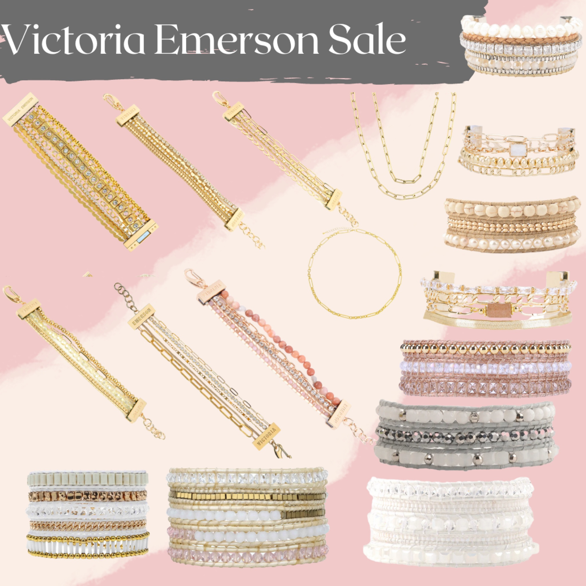 Victoria Emerson sale! Everything is $18! Every piece is no more than $18! These are all super affordable and beautiful! I love the ones with the clasps. I also love the wrap bracelets!

#LTKsalealert #LTKunder50 #LTKbeauty