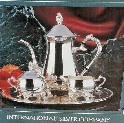 INTERNATIONAL SIVLER 4 PCE COFFE SET SILVERPLATE New in Box  | eBay | eBay US