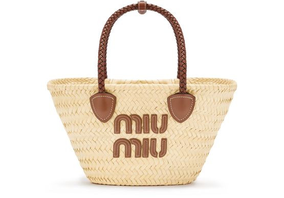 Small fabric tote bag - MIU MIU | 24S US